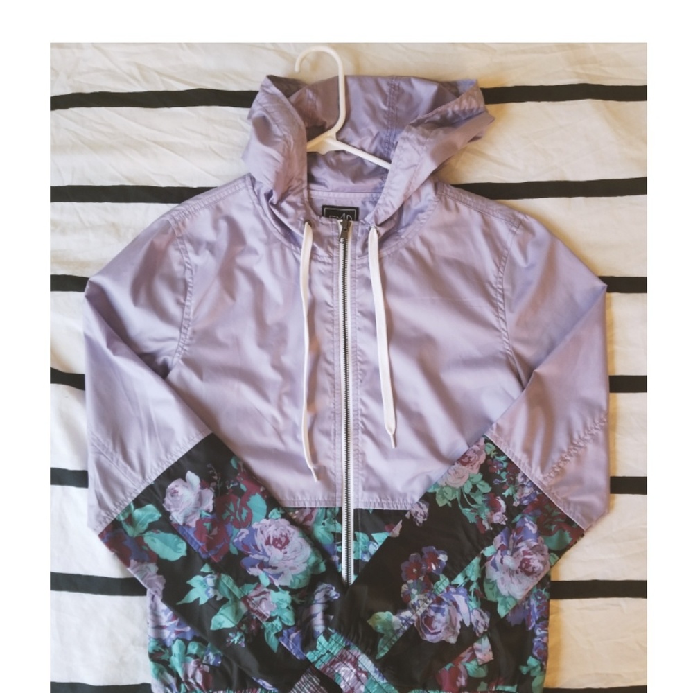 Two-color Windbreaker Jacket